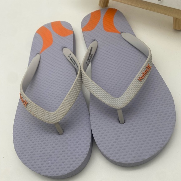 NWOT Hurley flip flops 7 - Picture 3 of 5